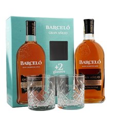 Barcelo Gran Anejo box+sklo 0,7L 37.5%