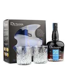 Dictador 20y box+sklo 0,7L 40%