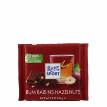 Ritter Sport Rum  Hazelnuts 100g