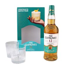 Glenlivet 12y Double OAK box+sklo 0,7L 40%