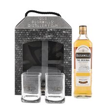 Bushmills Original box+sklo 1L 40%