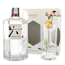 Roku Gin box+sklo 0.7L 43% Japanese Craf